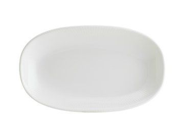Блюдо овальне без борта Bonna Iris White 24 *14 порцеляна