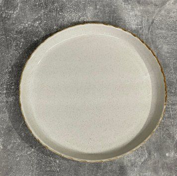Тарілка Decor Ceramics Коричневий Лофт з бортиками h3 d25
