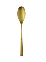 Ложка столова золоті 6 штук довжина 21,6 см нержавійка