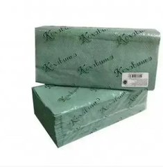 Рушник паперовий V складання зелений 170 шт 25х23 см целюлоза