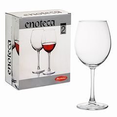 Набор бокалов для вина красного 2 штуки 550мл d6,5 см h22 см стекло