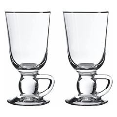 Набор бокалов для лате 2 штуки 250мл d7,7 см h15,2 см стекло