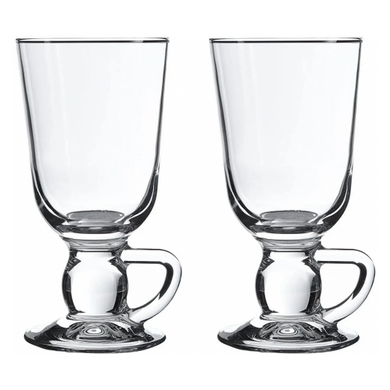 Набор бокалов для лате 2 штуки 250мл d7,7 см h15,2 см стекло