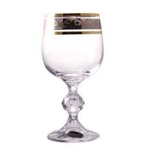 Набор бокалов для вина 6 штук 230мл d6,3 см h15 см богемское стекло