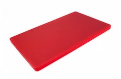 Дошка кухонна червона 50х30 см h20 см ldpe (поліетилен низької щільності)