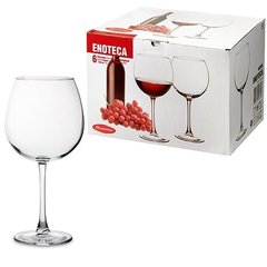 Набор бокалов для вина красного 6 штук 750мл d8 см h22,7 см стекло