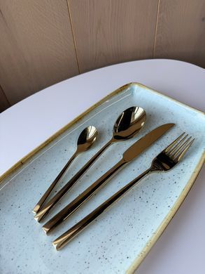 Столові прибори Sola Living PVD Champagne 24 предмети Нержавійка