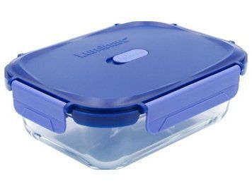 Ємність д-їжі Luminarc Pure Box Click Clack прямокутна 650мл Ударостійке скло
