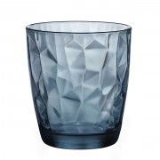 Склянка низька синій 390мл скло