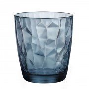 Склянка низька синій 390мл скло