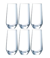 Набір склянок високих 6 штук 450мл кришталеве скло