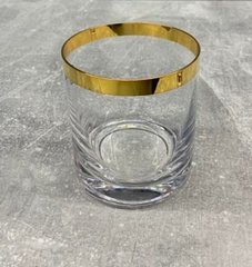 Набор стаканов низких 6 штук 410мл d8,7 см h9,7 см богемское стекло