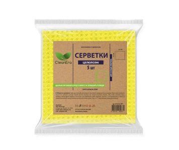 Серветка целюлозна CleanEra 5 штук 16 *16
