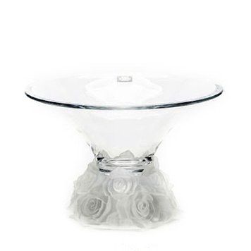Фруктовниця Bohemia Frosted d35 Богемське скло