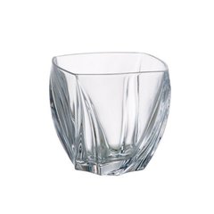 Набор стаканов низких 6 штук 300мл 8,6х8,6 см h8,6 см богемское стекло