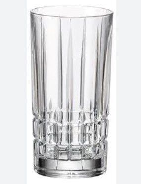 Набір склянок високих 6 штук 350мл богемське скло