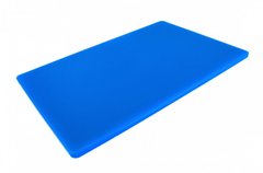 Дошка кухонна синя 60х40 см h1,3 см ldpe (поліетилен низької щільності)