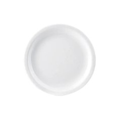 Тарелка обеденная круглая с бортом d23 см фарфор