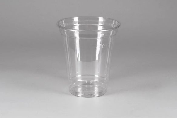 Склянка одноразова прозора 300мл d9,5 см h11 см поліетилен
