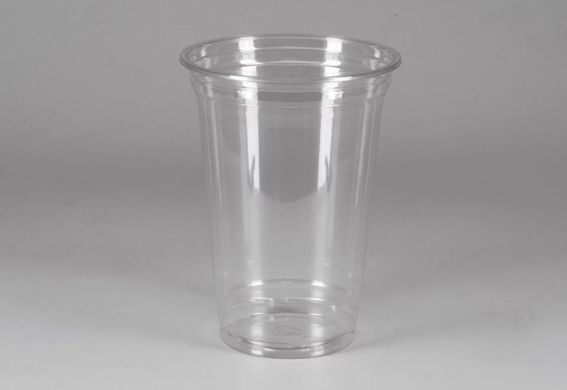 Склянка одноразова прозора 400мл d9,5 см h13 см поліетилен
