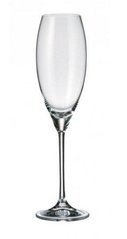 Набор бокалов для шампанского 6 штук 290мл богемское стекло