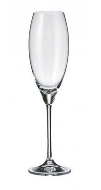 Набор бокалов для шампанского 6 штук 290мл богемское стекло