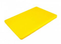 Доска кухонная желтая 40х30 см h2 см ldpe (полиэтилен низкой плотности)