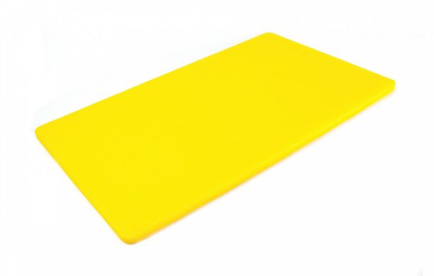 Доска кухонная желтая 50х30 см h1,2 см ldpe (полиэтилен низкой плотности)