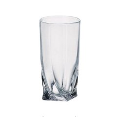 Набор стаканов высоких 6 штук 350мл d8 см h14,5 см богемское стекло