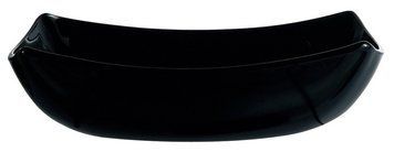 Тарілка глибока Luminarc Quadrato Black квадратна 20 *20 Склокераміка