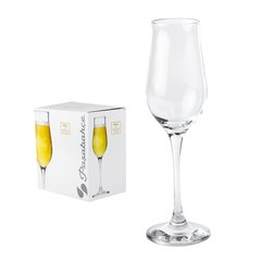 Набор бокалов для шампанского 6 штук 190мл d5 см h22,5 см стекло