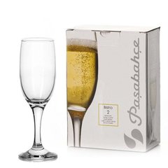 Набор бокалов для шампанского 6 штук 190мл d5 см h19,3 см стекло