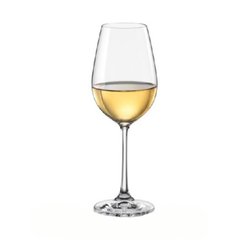 Набор бокалов для вина 6 штук 250мл d5 см h21 см богемское стекло
