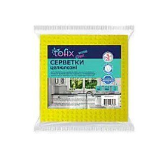 Серветка Tofix 3 штуки 15,5 *15,5 Целюлоза