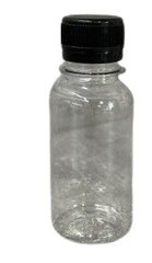 Пляшка прозора з кришкою 50мл d2,8 см пластик
