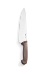 Нож поварской коричневый длина 24 см