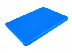 Дошка кухонна синя 40х30 см h2 см ldpe (поліетилен низької щільності)