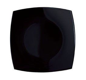 Тарілка обідня Luminarc Quadrato Black квадратна 26 *26 Склокераміка