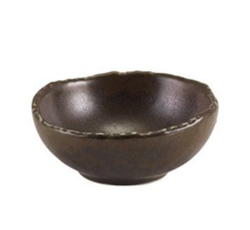 Салатник GenWare Terra Porcelain Roko Black 60мл d13 порцеляна
