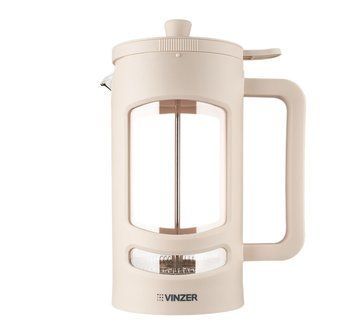 Заварник-прес Vinzer Ivory 1л Скло