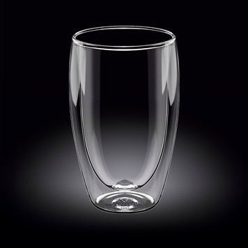 Стакан Wilmax Thermo с двойным дном 550мл Стекло