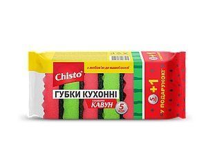 Губка кухонна Chisto Кавун 6 штук