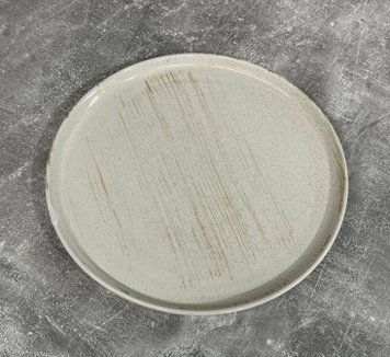 Тарілка Decor Ceramics Коричневий Лофт + з бортиками h2,5 d29
