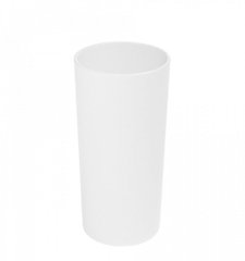 Склянка висока біла 290мл d6,3 см h13 см полікарбонат
