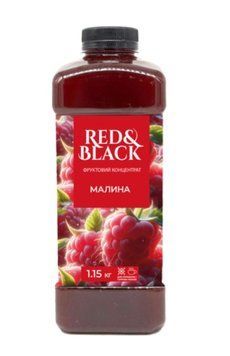 Фруктовый концентрат Red and Black Малина 1100г