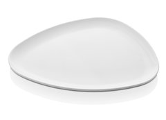 Тарелка белая 35х27,5 см h2,2 см меламин