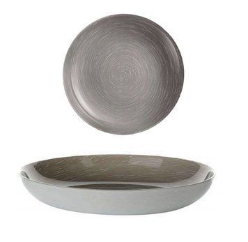 Тарілка глибока Luminarc Stonemania Grey кругла без борта d20 Ударостійке скло