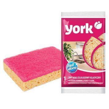 Губка кухонна York Профільна Целюлоза