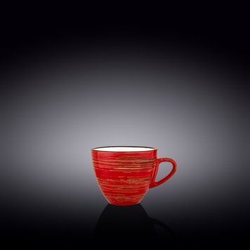 Чашка Wilmax Spiral Red 110м порцеляна