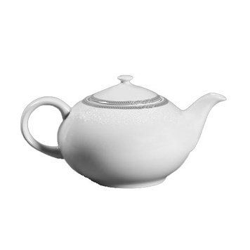 Чайник для заварювання Thun Opal (Обводка сіра) 1,2л порцеляна